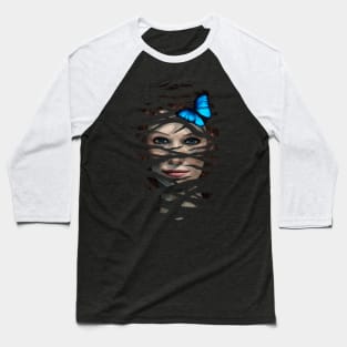 Butterfly Baseball T-Shirt